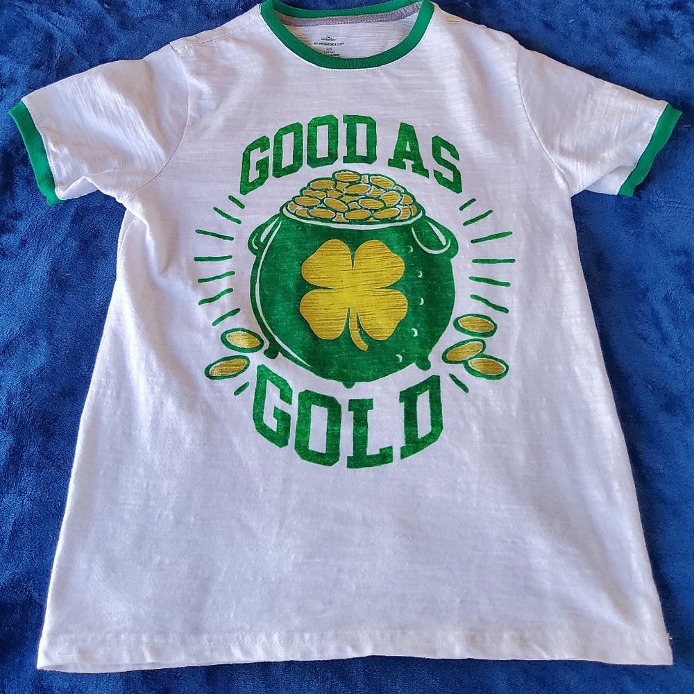 Good As Gold Metallic Graphic T-Shirt